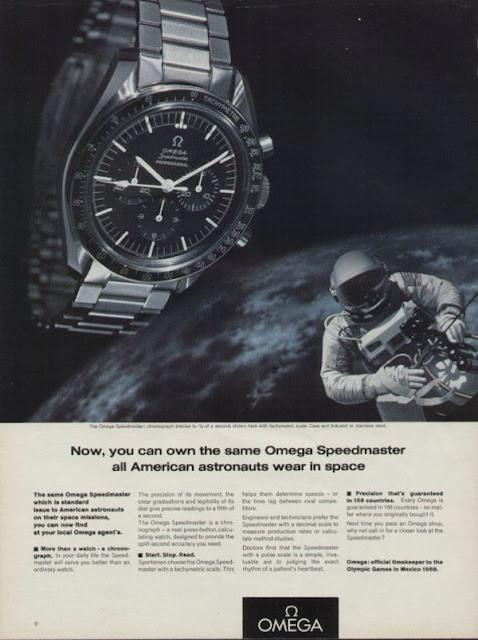 pre moon landing omega speedmaster advertisements