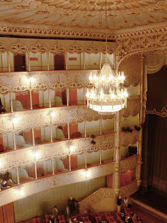 The interior of the Teatro Goldoni, which dates back to the 1720s