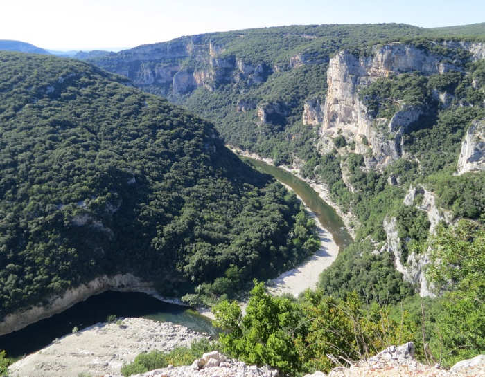 la rivière de l'Ardèche la rivière de l'Ardèche