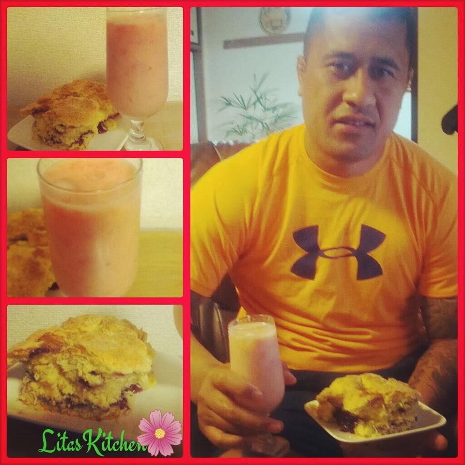 Collections of Tonga finest delicacy 'otai (fruit mix drink with