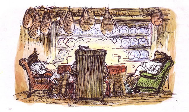 Anemone: E. H. Shepard - The wind in the willows