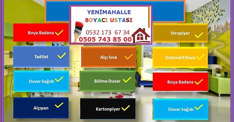 İlkyerlesim Mahallesi boyacı ustası Ankara Boya badana ustası, 3+1 ev