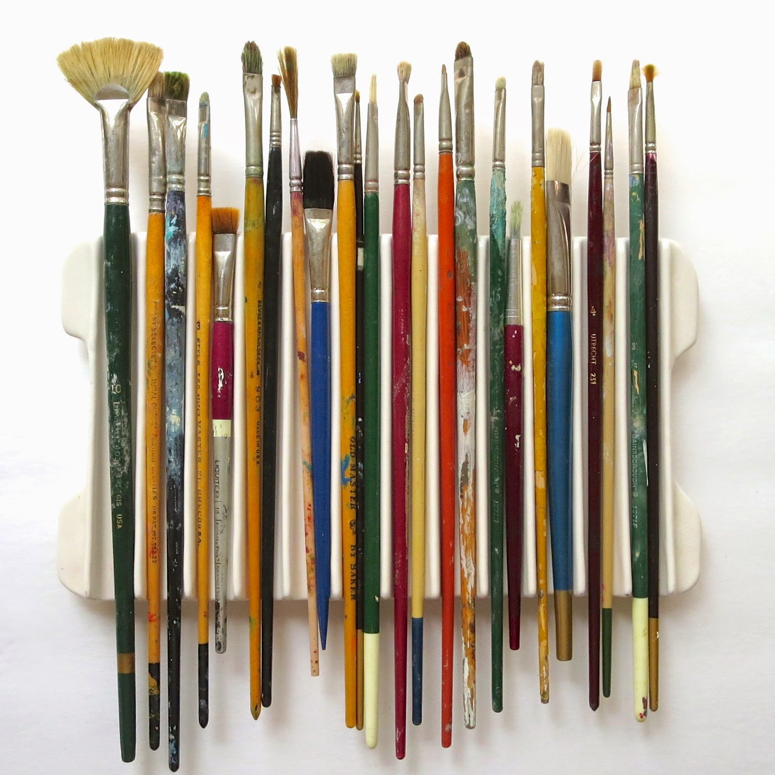anything goes here: Vintage Artist Paint Brushes for Sale