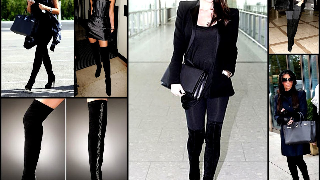designer over the knee boots