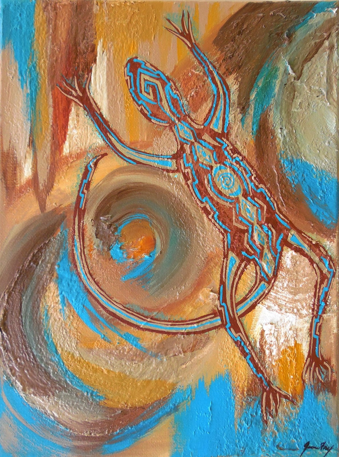 Conscious Art Studios: Lizard Totem and it&rsquo;s Symbolic Meaning