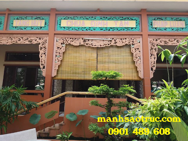 Mành nứa nan nhỏ bản lá 1cm