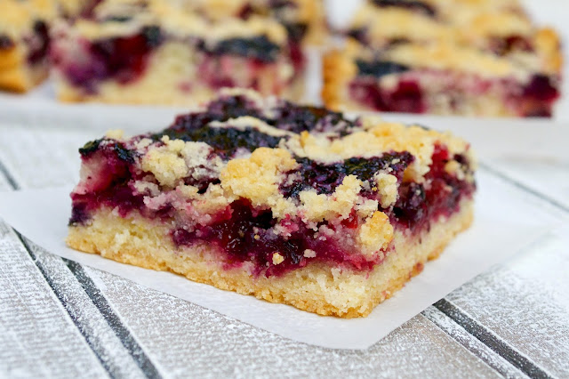 In a Nutshell...: Rodger's Blueberry Crumble Bars