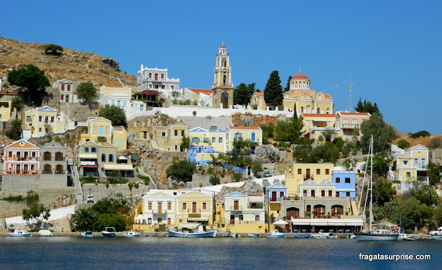Ilhas gregas - Sými - Dodecaneso - Vila de Chorio