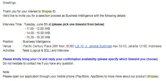 Nurul Blog Sharing Pengalaman Interview Keja Fresh Graduate Business Intelligence Data Analyst Part I