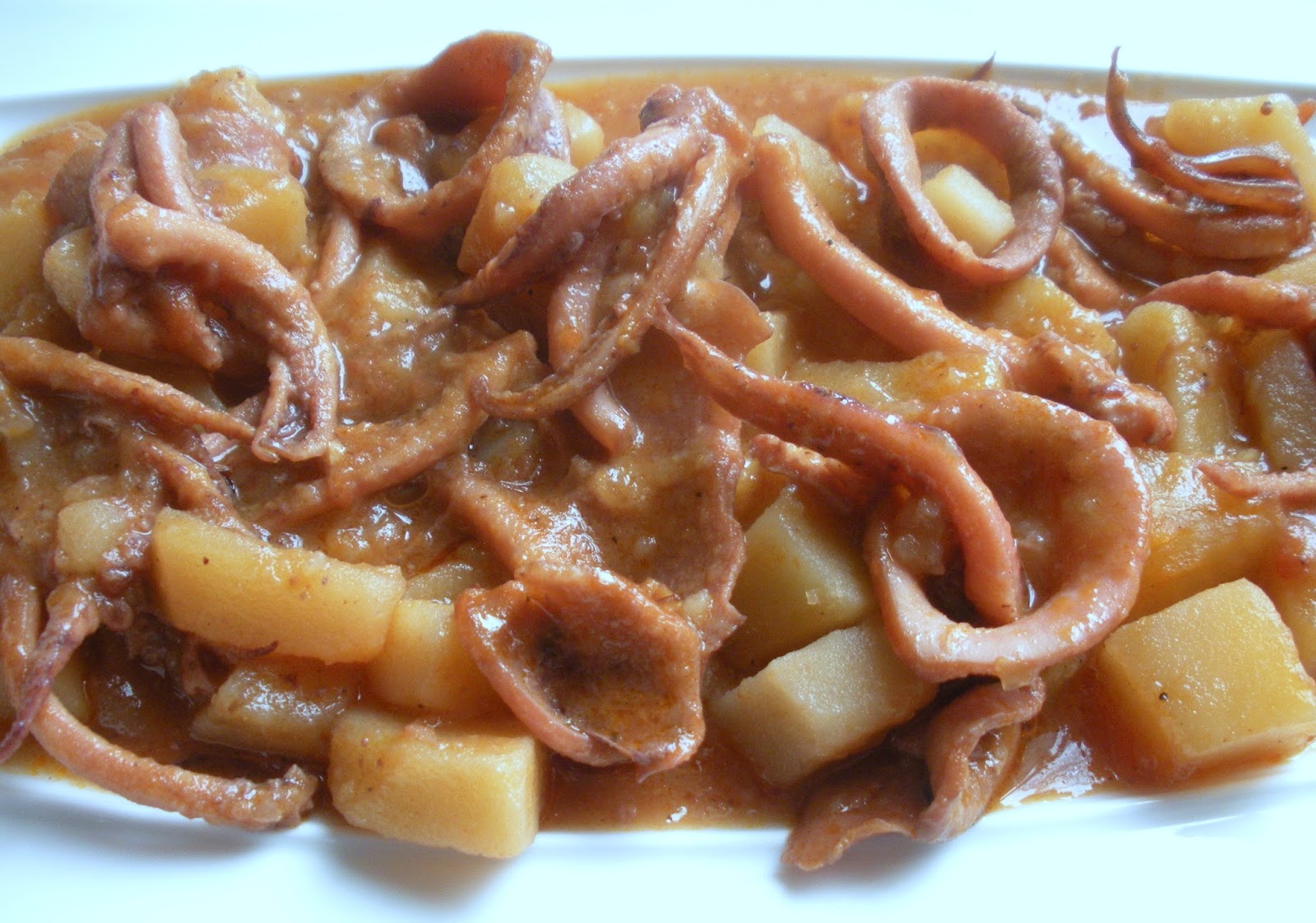 Aquí se cocina Choupas guisadas con patatas Aquí se cocina Choupas guisadas con patatas