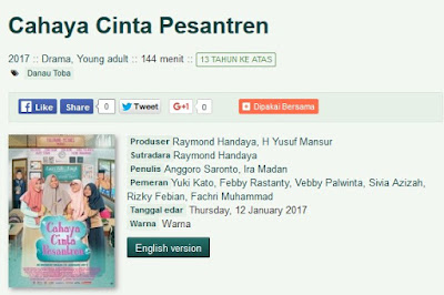 Cahaya Cinta Pesantren 2017