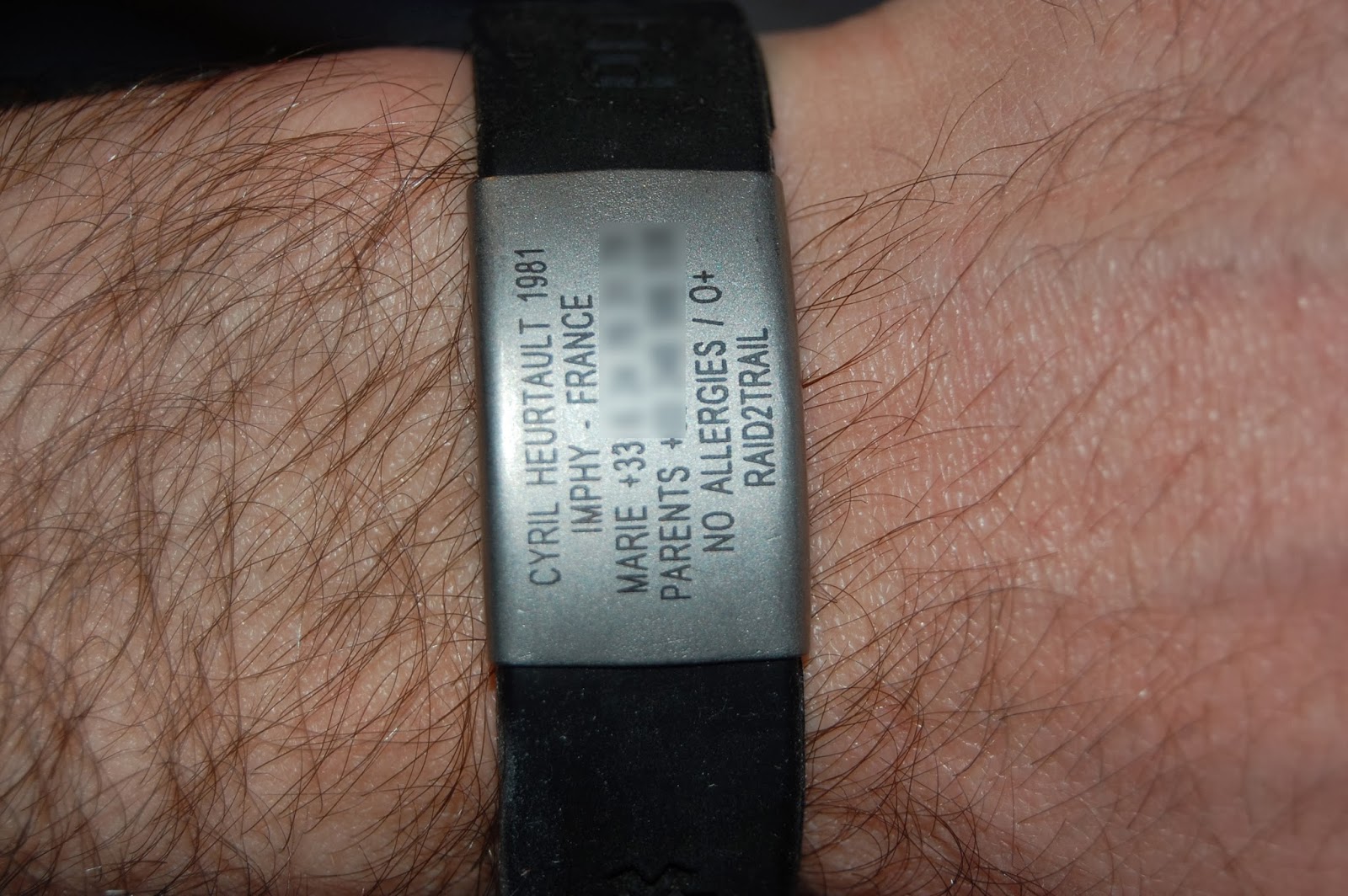 Raid 2 Trail Bracelet d’identification « Safesport ID