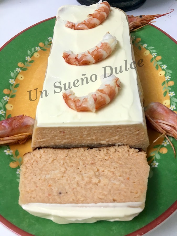 Pastel de merluza y langostinos
