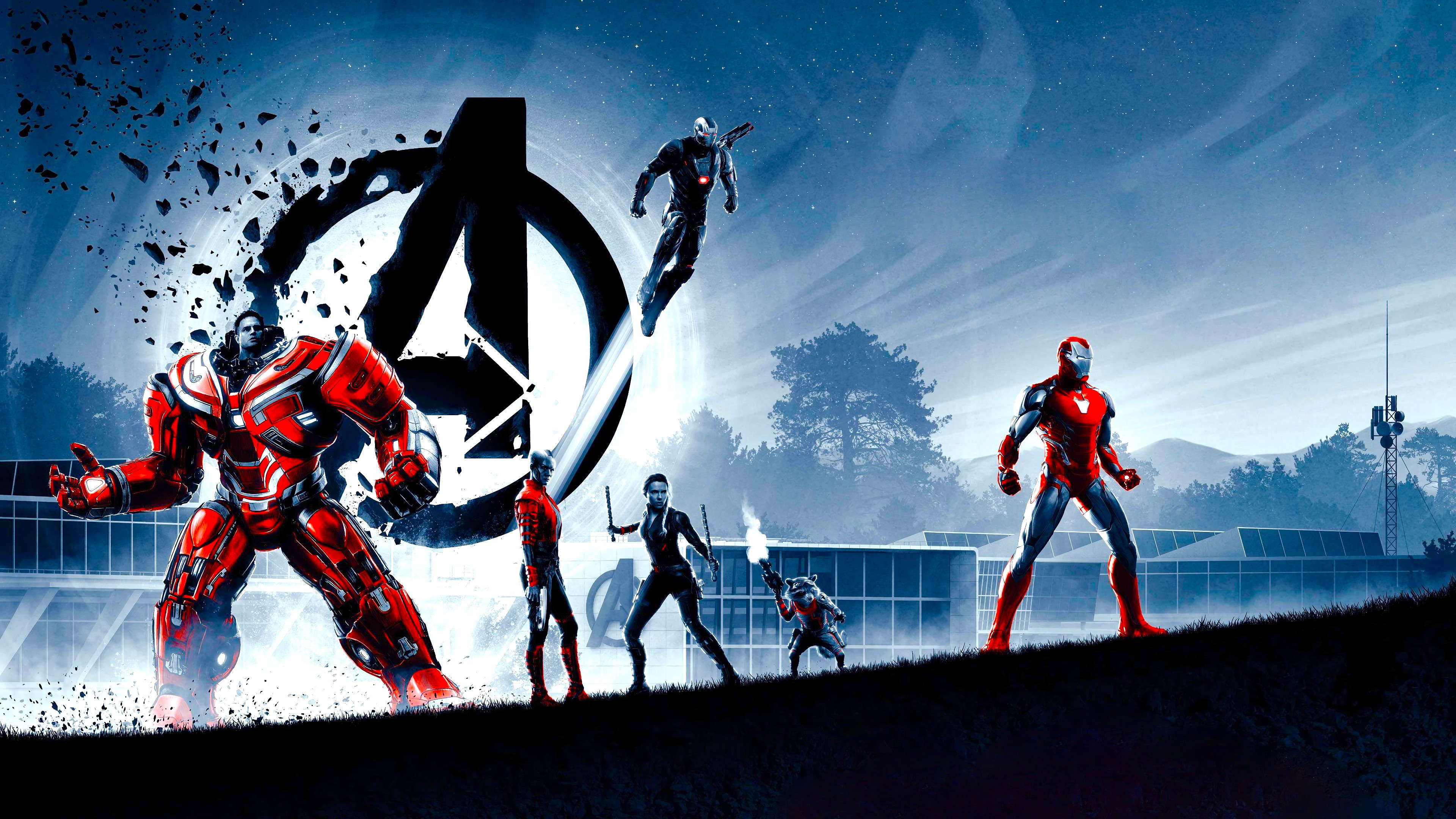 Avengers: Endgame Iron Man Hulkbuster 4K Wallpaper #121