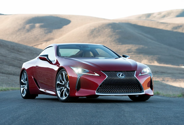 Lexus LC500 2017 Lexus LC500 red