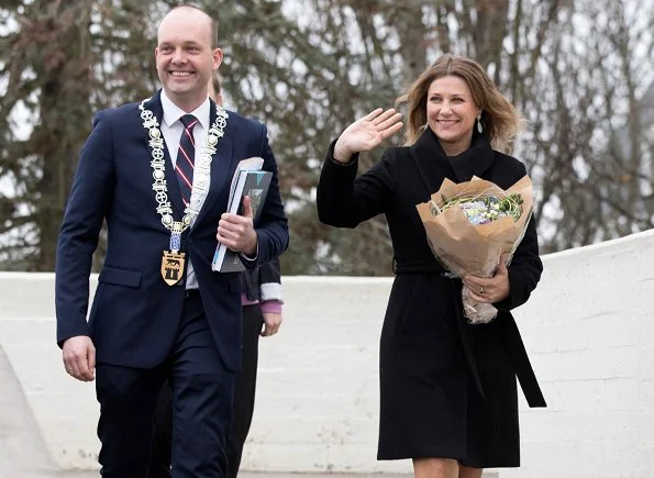 Princess Märtha Louise of Norway visited Kurland school in Sarpsborg