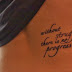 Tattoo: Without Struggle there is No Progress