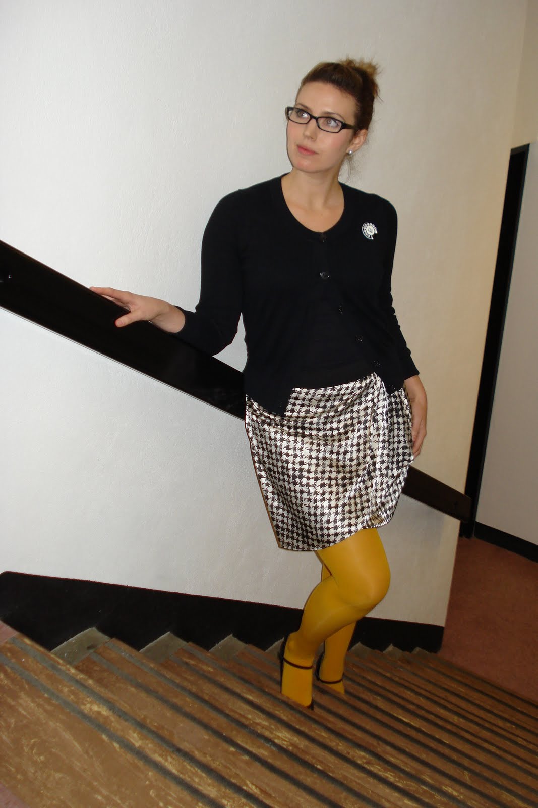 Get the look Yellow tights Fashionmylegs The tights and hosiery blog