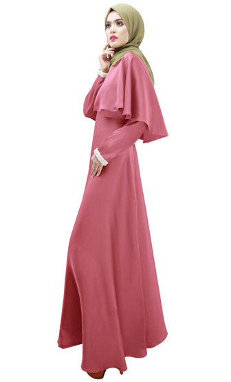 contoh jubah warna pink yang modern contoh jubah warna pink yang modern
