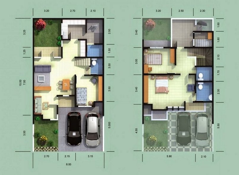 Desain Rumah Mewah Dan Elegan 2 Lantai Di Lahan 15 X 25 M2 Desain Rumah Mewah Dan Elegan 2 Lantai Di Lahan 15 X 25 M2
