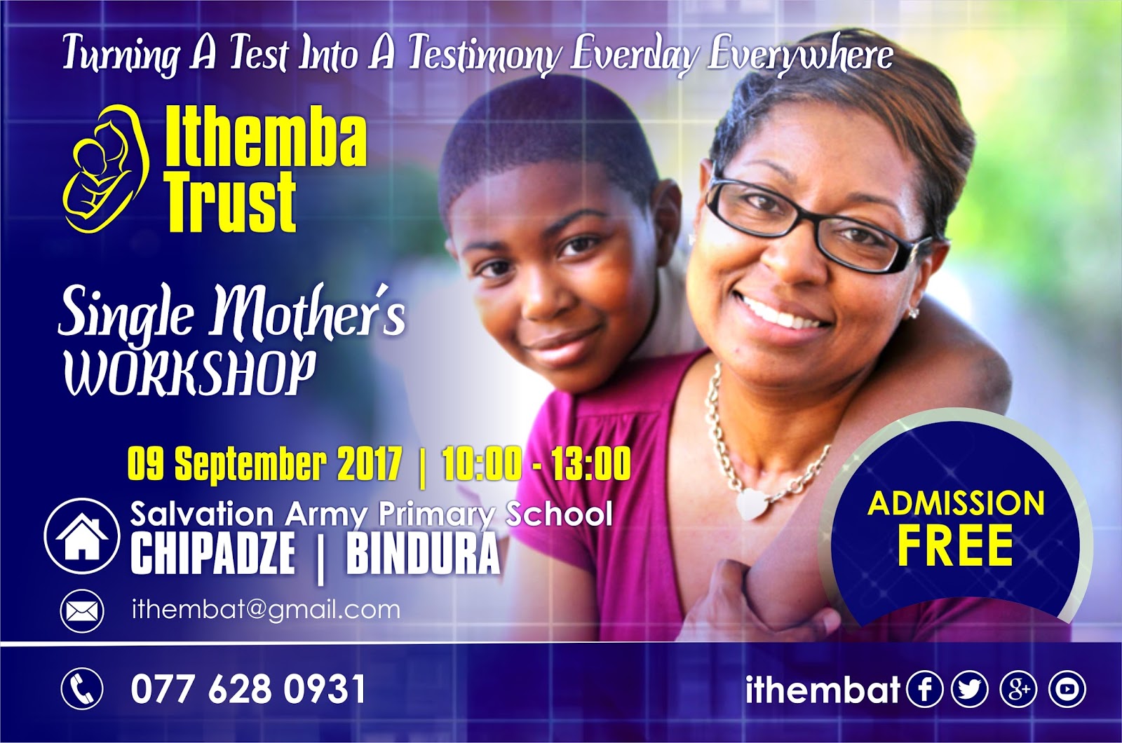 The Single Mothers Empowerment Workshop - lthemba Trust
