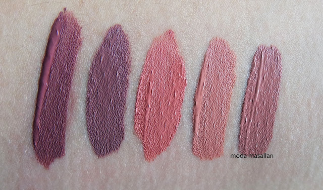 Topped With Brandy// So Me // Back in Vouge // Lady Be Good // Burnt Spice Mac Retro Matte Swatches