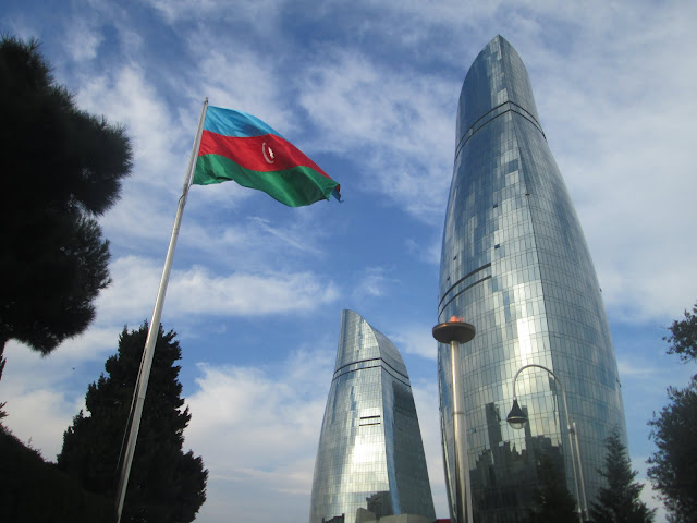 Las Flame Towers son el símbolo por excelencia de Bakú