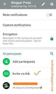 Revoke Whatsapp Group Join Link 3