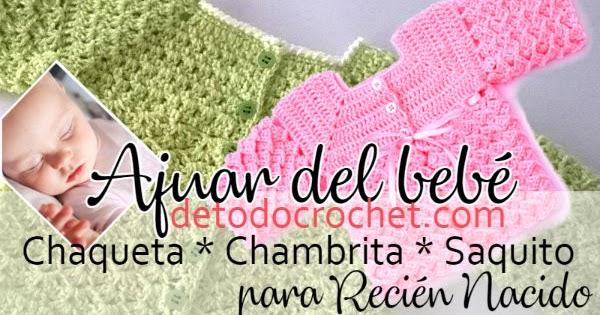 Tejer Para El Bebé Recién Nacido Chambrita Saco Jersey Tutoriales