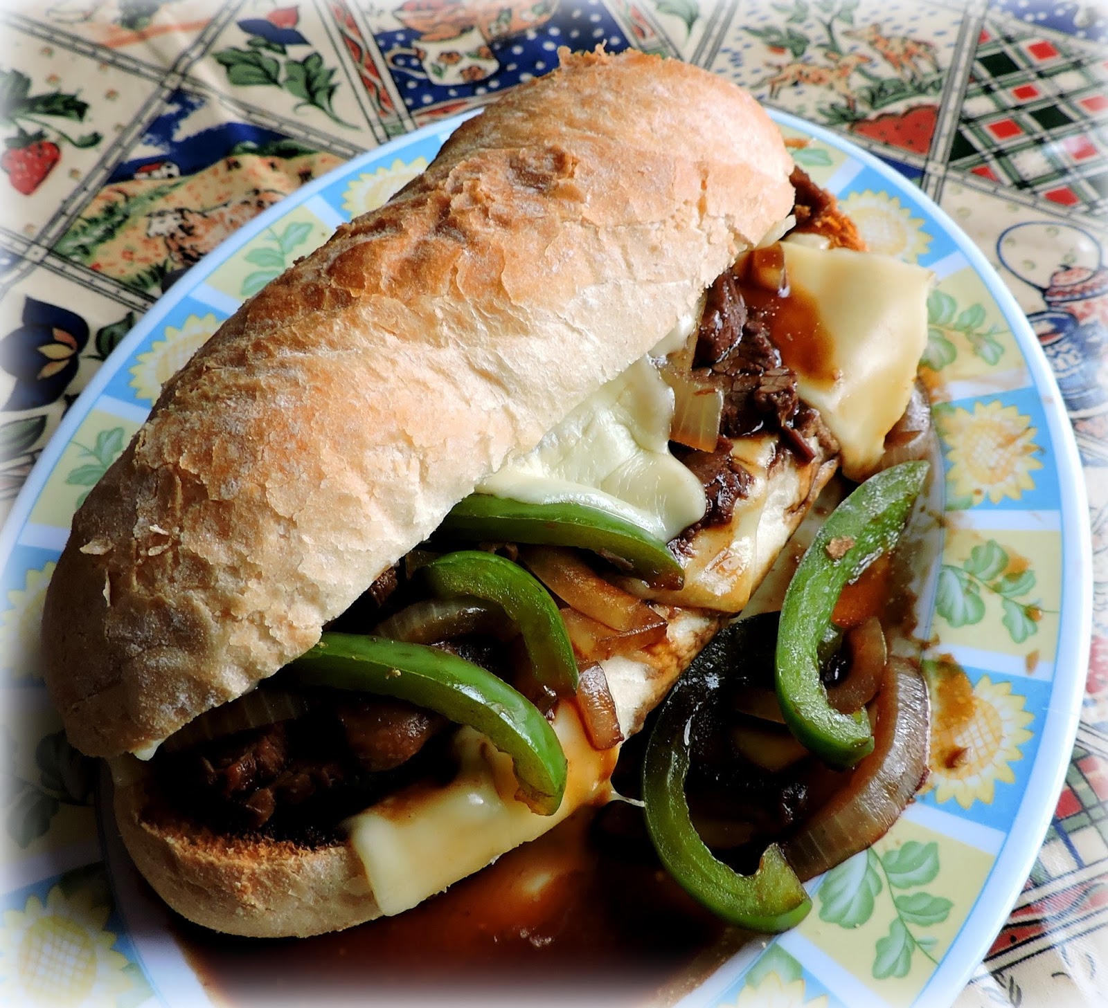 The English Kitchen Quick & Easy Cheese Steak Sandwiches