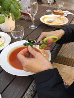 Cool basil scissors