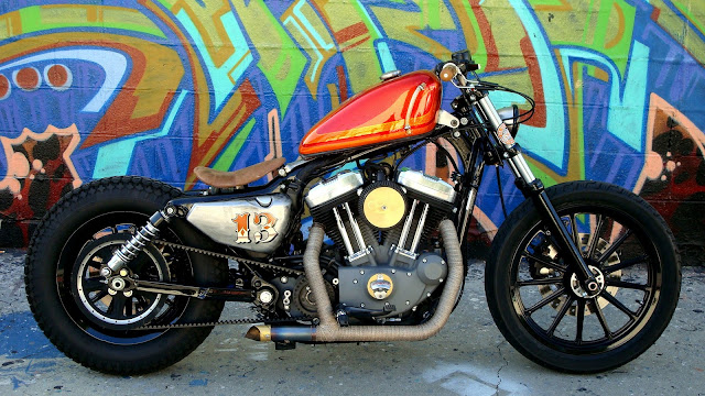 Harley Davidson Sportster By Machine 13 Hell Kustom