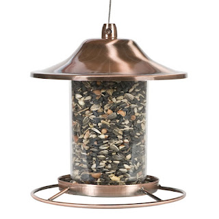 Copper made bird feeder Copper made bird feeder