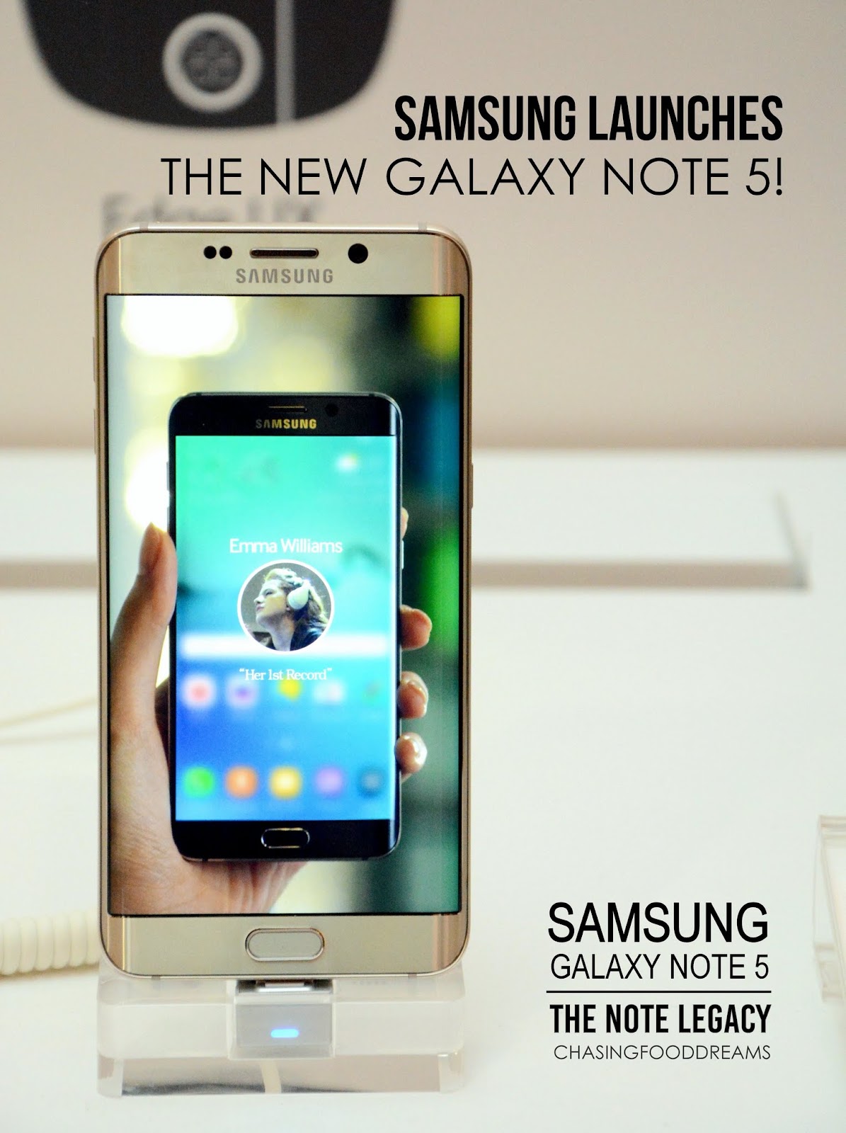 CHASING FOOD DREAMS: Samsung Galaxy Note5 Media Launch