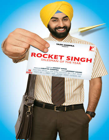 Poster Of Rocket Singh Salesman of the Year 2009 Hindi 475MB BRRip 720p ESubs HEVC Watch Online Free Download Worldfree4u