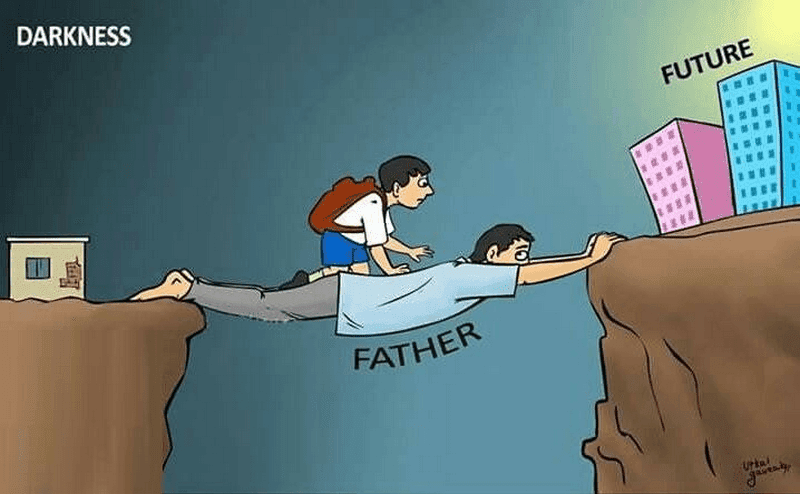Heartwarming Illustrations Of Dads Demonstrate How Important Their Role Is