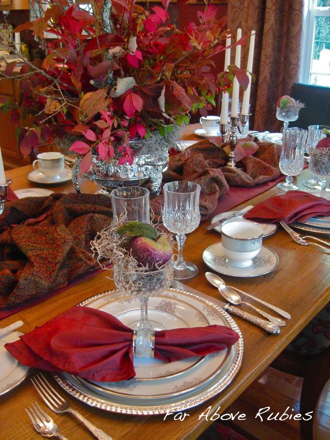 Far Above Rubies: Autumn Tablescapes