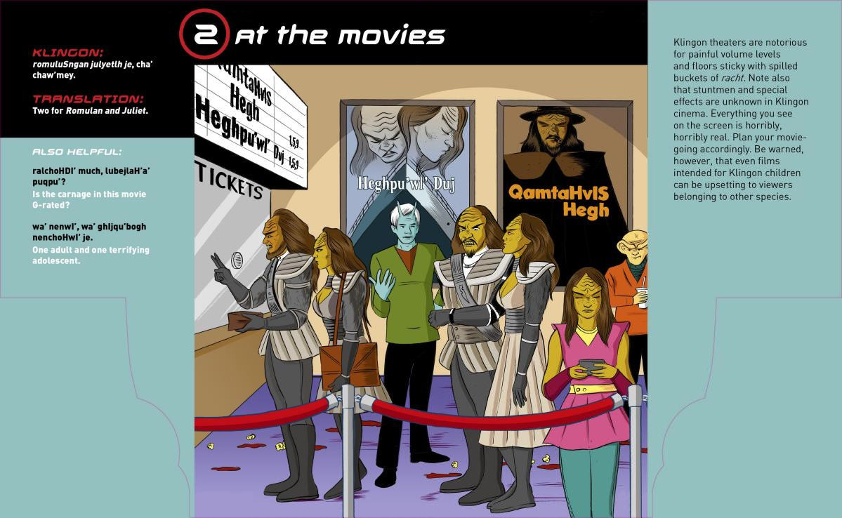 The Trek Collective Amusing sample pages from How to Speak Klingon