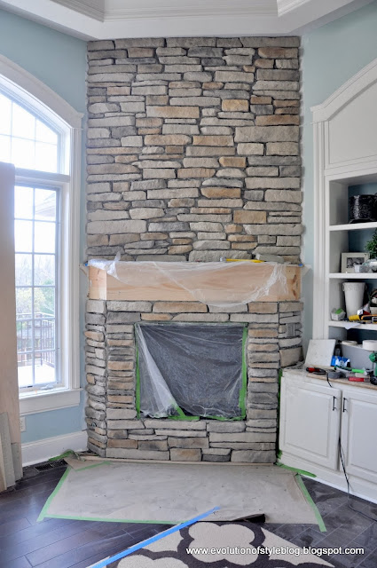 Evolution of Style: A (Big) Stone Fireplace Update!