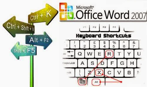 Microsoft Word 2007 Keyboard Shortcut Keys MCQ Questions With Answers Set 4