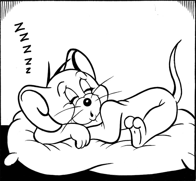 Tom and jerry coloring pages for kids title=