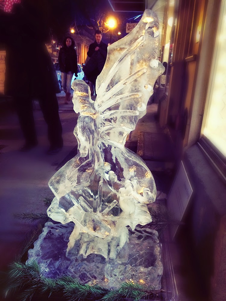 The Painting Queen Fire In Ice Sculptures At Frederick Maryland's