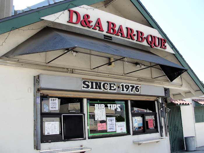 D and A Bar B Que in Compton