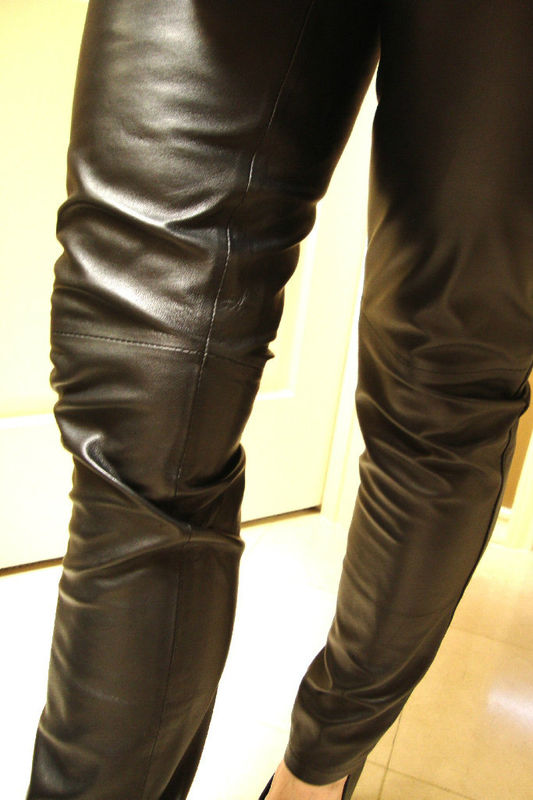 eBay Leather: Neiman Marcus genuine leather leggings