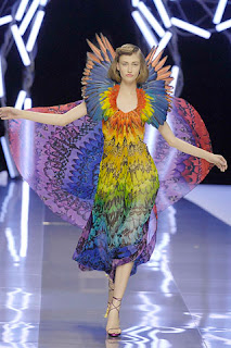Kiwi's Angels: The Parrot Dress by Alexander McQueen