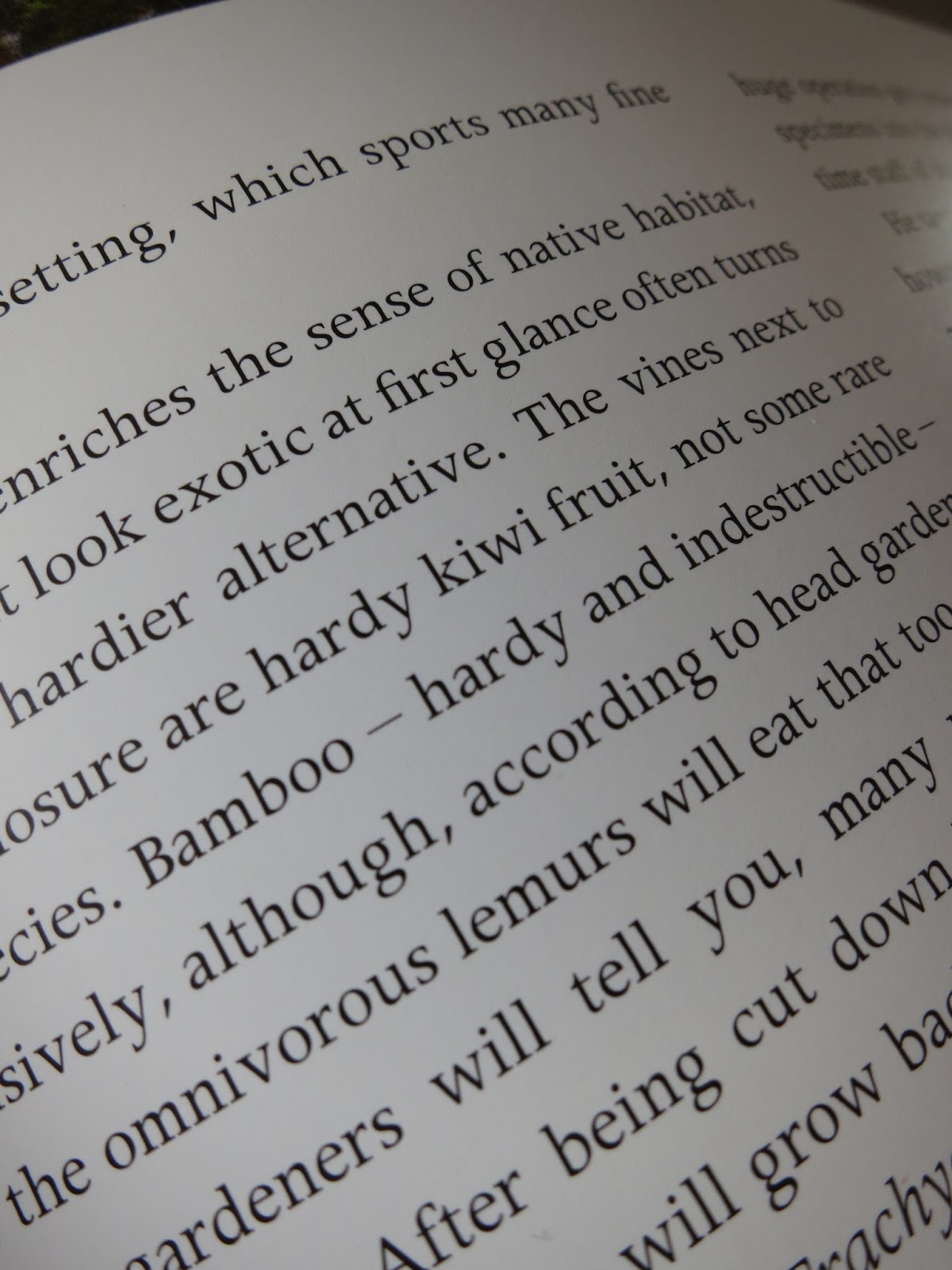 Loose and Leafy photo of p. 63 of Secret Gardens of the Cotswolds - lemurs and bamboo Loose and Leafy photo of p. 63 of Secret Gardens of the Cotswolds - lemurs and bamboo