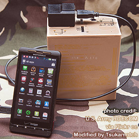 Army engineers develop chargers for phones, laptops in combat photo credit by U.S. Army RDECOM
