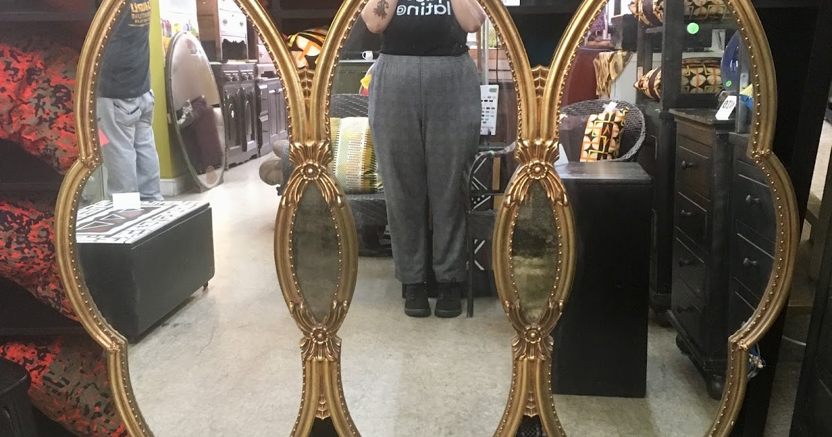 Uhuru Furniture & Collectibles Large Vintage Triple Interlocking Wall