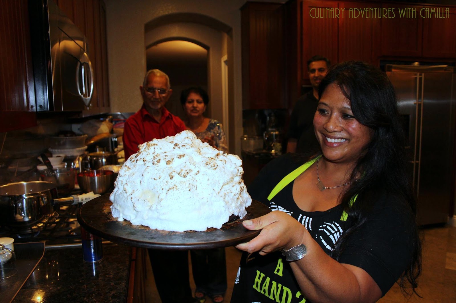 Halloween Baked Alaska for Priya {GlutenFree}