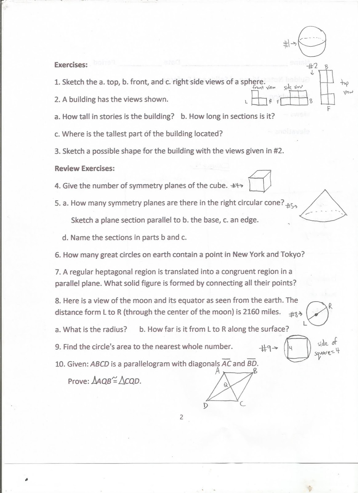 worksheet Congruent And Similar Figures Worksheet geometry common core style january 2018 the worksheet with examples of both a 3d figure such as pyramid and block building similar to 2 on back respective front right